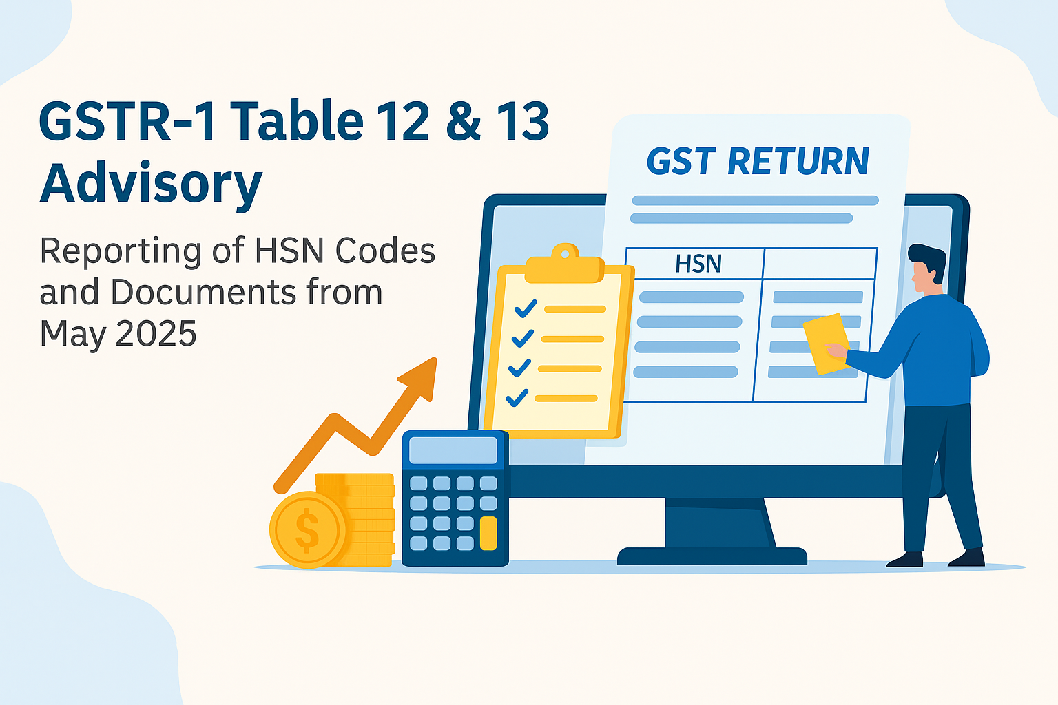 GSTR-1 Table 12 and 13- HSN Code Reporting