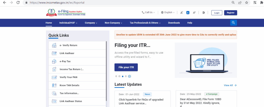 Filing ITR for the First Time? Step-by-Step Guide to Register on E-Filing Portal 3 ITR Filing Deadlines Reminders Graphic