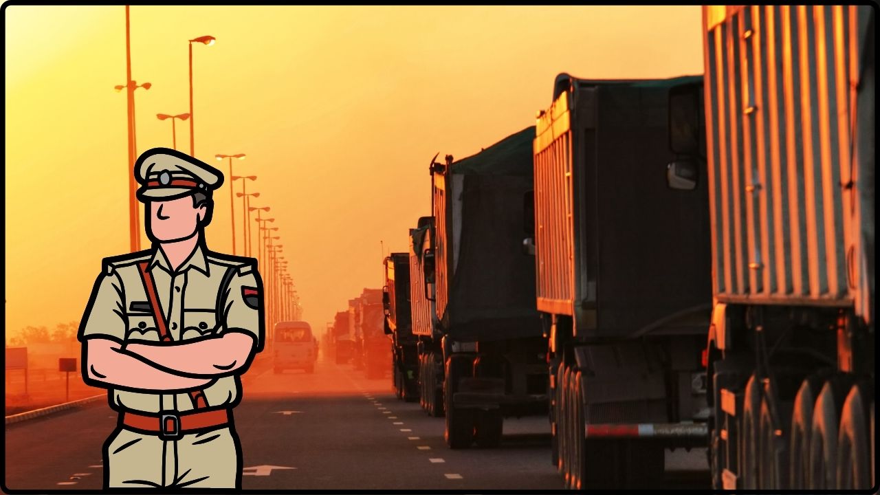 Police Seize 13 Trucks Loaded With Gutka Raw Material Worth Crores in Massive Crackdown
