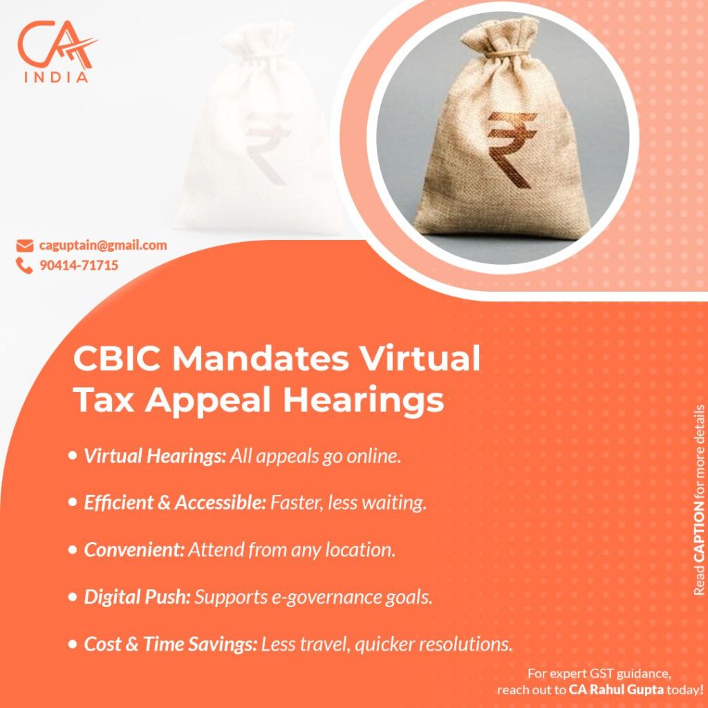 Say Goodbye to In-Person GST Hearings: ‘Faceless Adjudication’ System to Be Tested from Friday 4 Virtual Tax Appeal Hearing