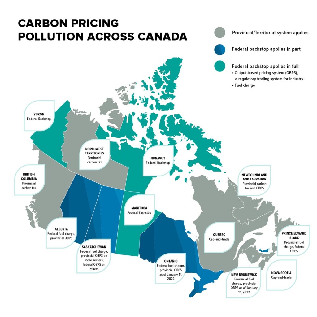 Next Canada Carbon Tax Rebate Payment Schedule in 2025? Check Eligibility, Payment Amount & Date 4 Map of Carbon Pricing Across Canada